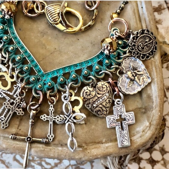 Cross necklace. Grace necklace. Faith jewelry. Kindness faith Cross jewelry. - Picture 9 of 11